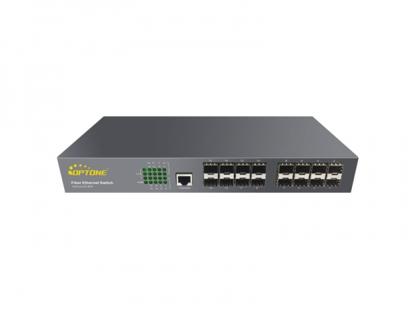 16-ports 100M L2 Unmanaged Fiber Switch (OPT-5016)